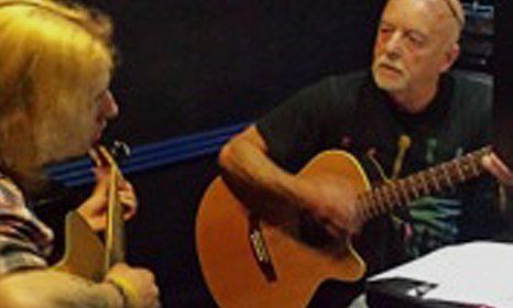 musicians jamming together