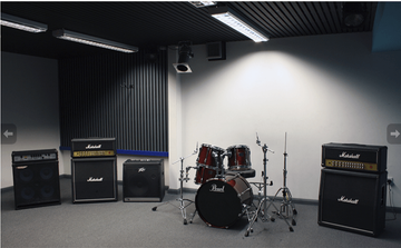 Musical rehearsal studio