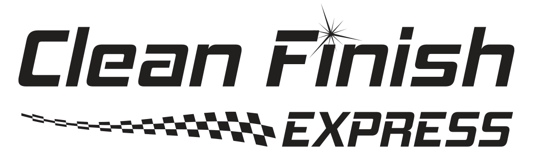 clean finish car wash logo
