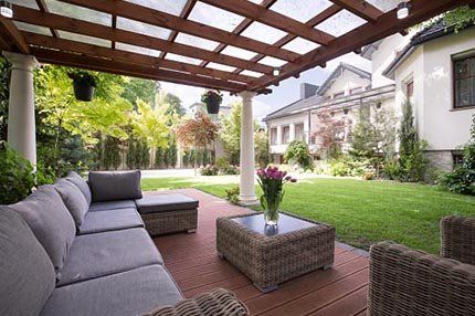 Patio with Garden - Patio Covers in Baytown, TX