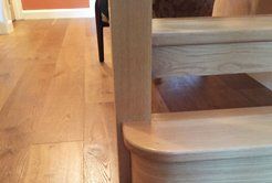 Stylish oak flooring