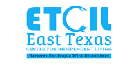 Click for website East Texas Center for Independent Living logo
