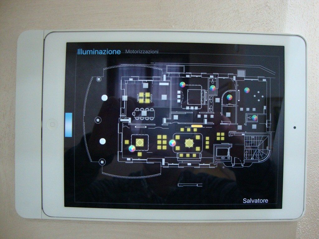 Progetto tablet per casa domotica