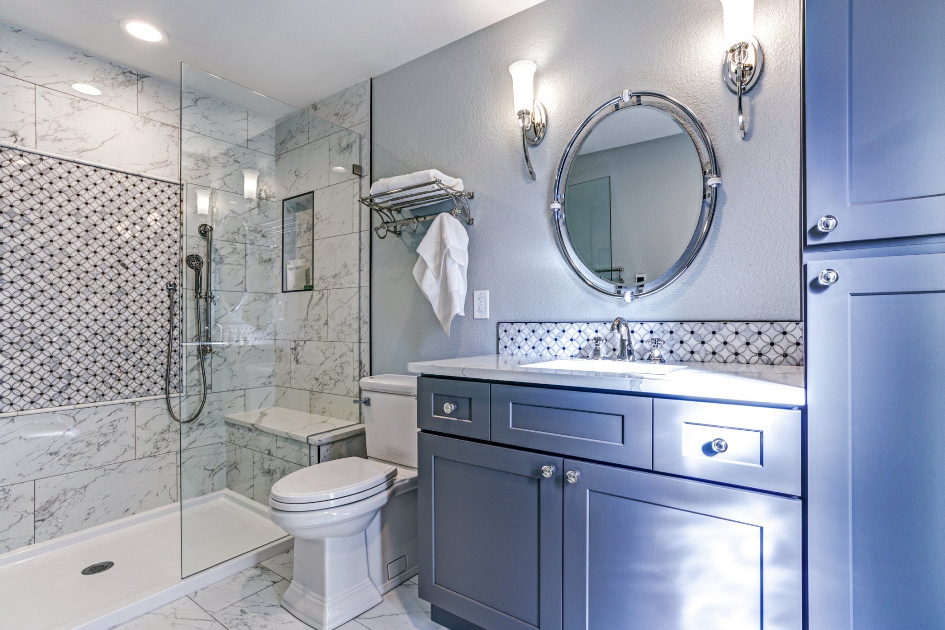 Septic Systems ─ Luxury Bathroom For Inspection in Sag Harbor, NY