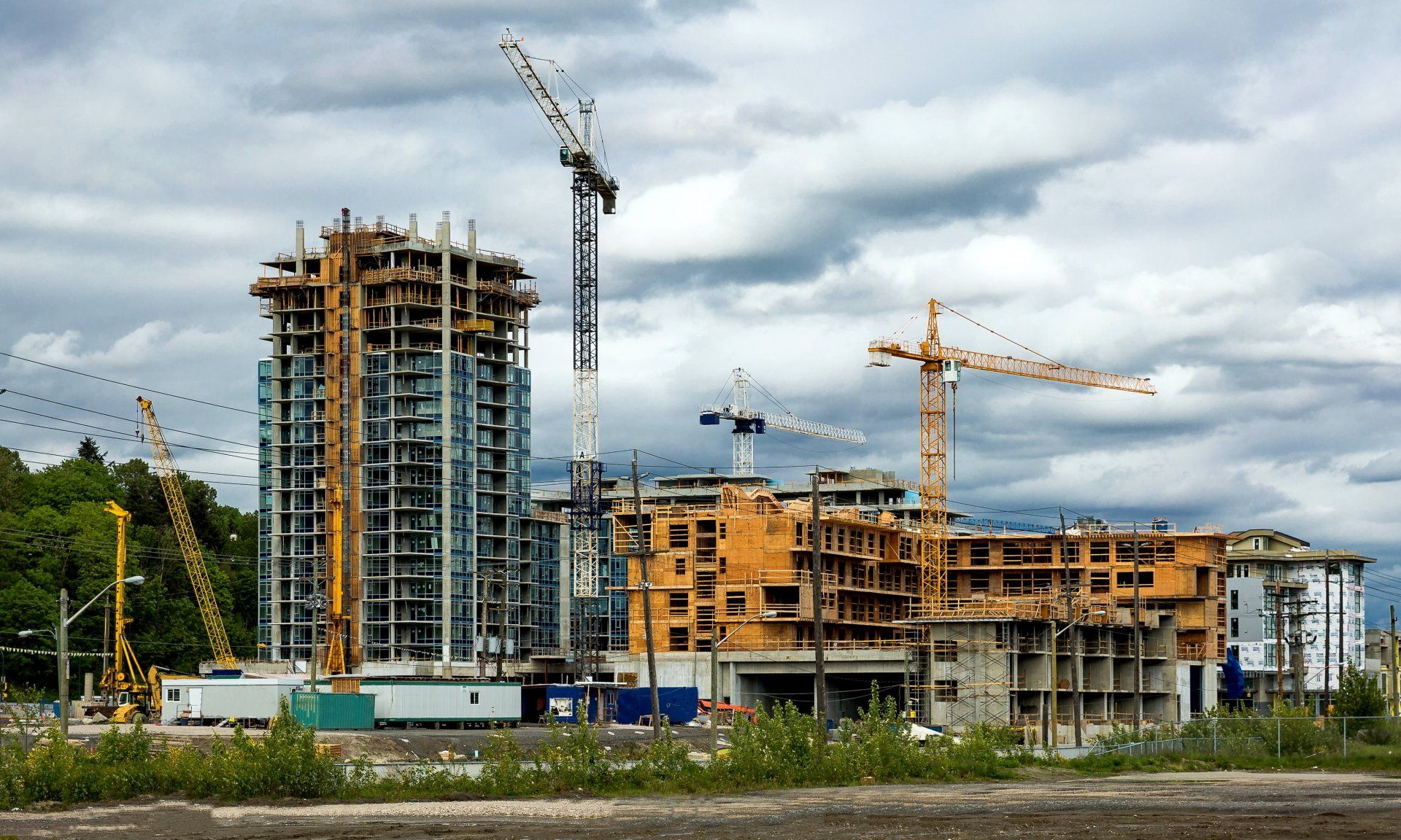 Development of a new residential area