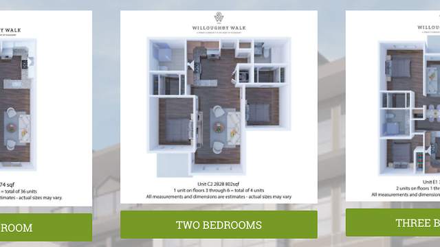 Willoughby Walk Floor Plans