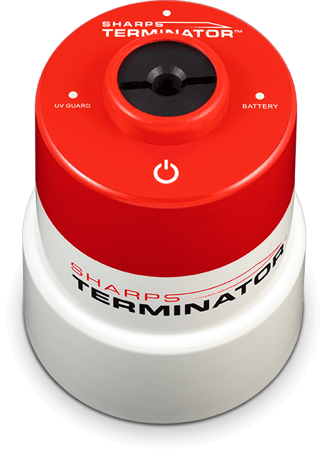 Sharps Terminator® is a FDA Approved Class 3 Medical Device Sharps Terminator® is a FDA Approved Class 3 Medical Device