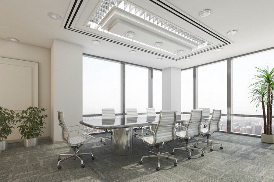 Long Table and Chairs in Meeting Room  — Carpet & Floor Care Service in Portland, ME