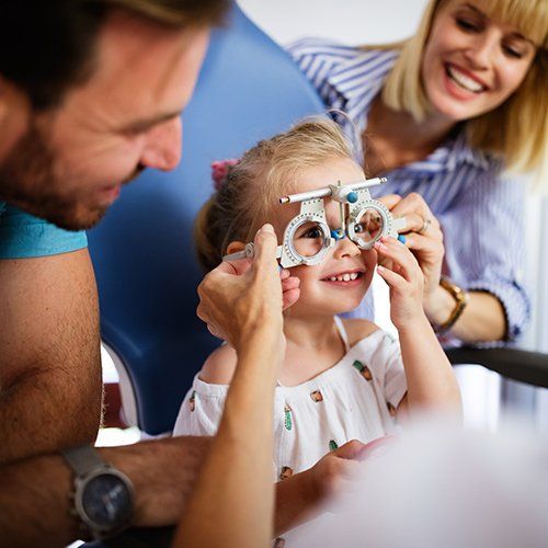 Eye Vision of Little Cute Girl — Danvers, MA — North Shore Eye Specialists Eye Vision of Little Cute Girl — Danvers, MA — North Shore Eye Specialists