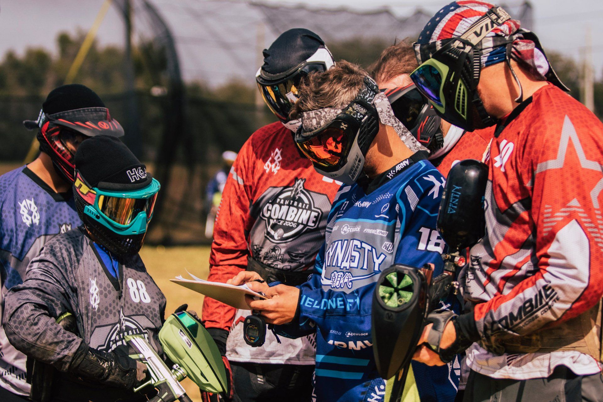Ryan Greenspan teaching paintball