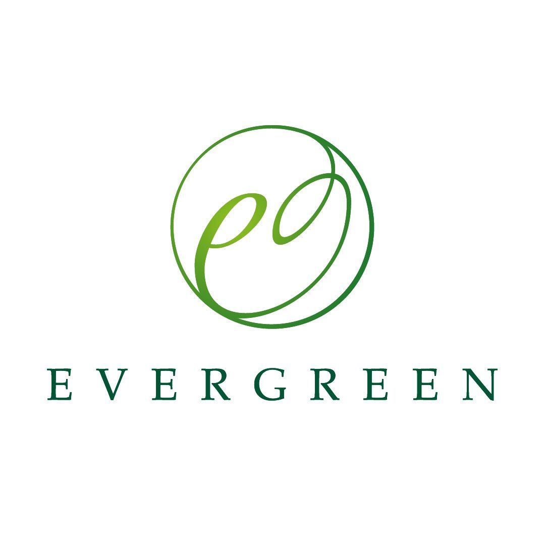 Green logo with 