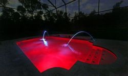 Remodeled pool showing progress