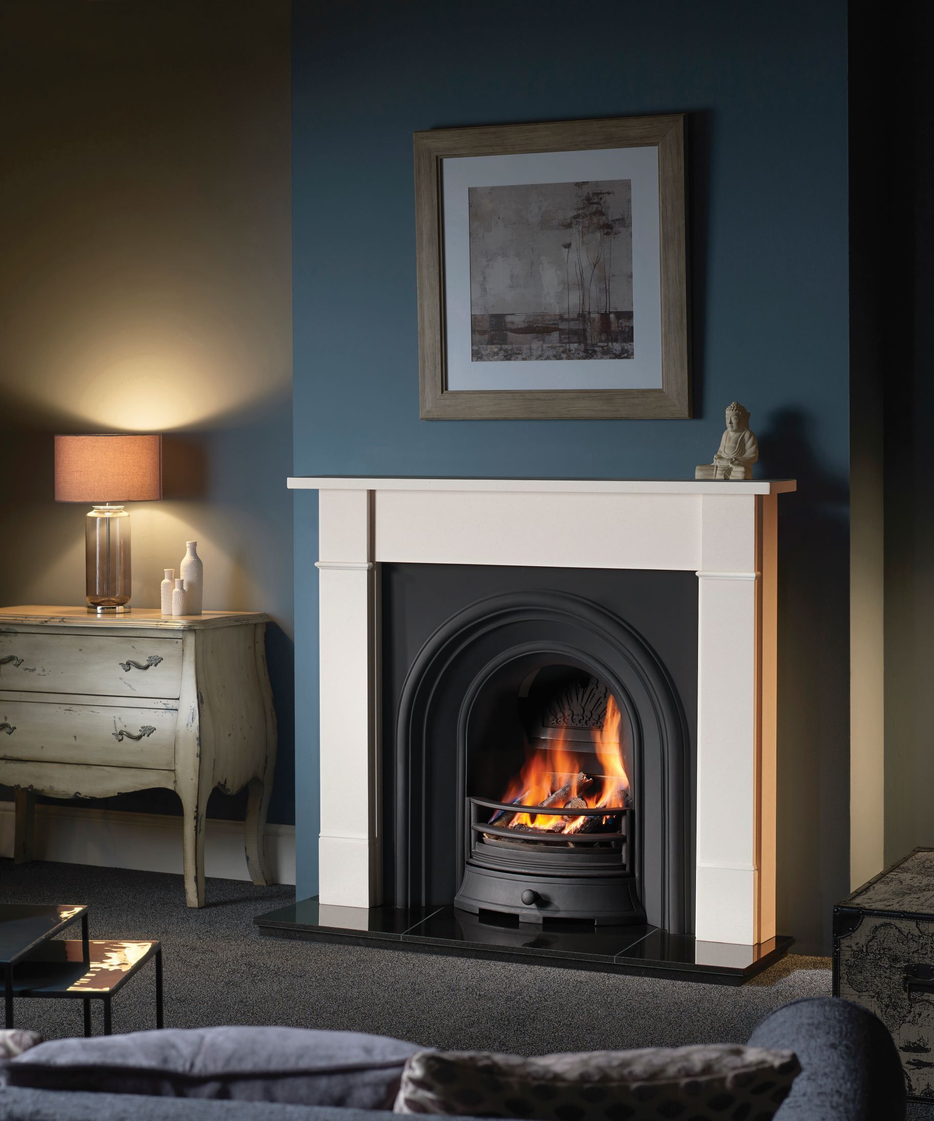 Limestone surround