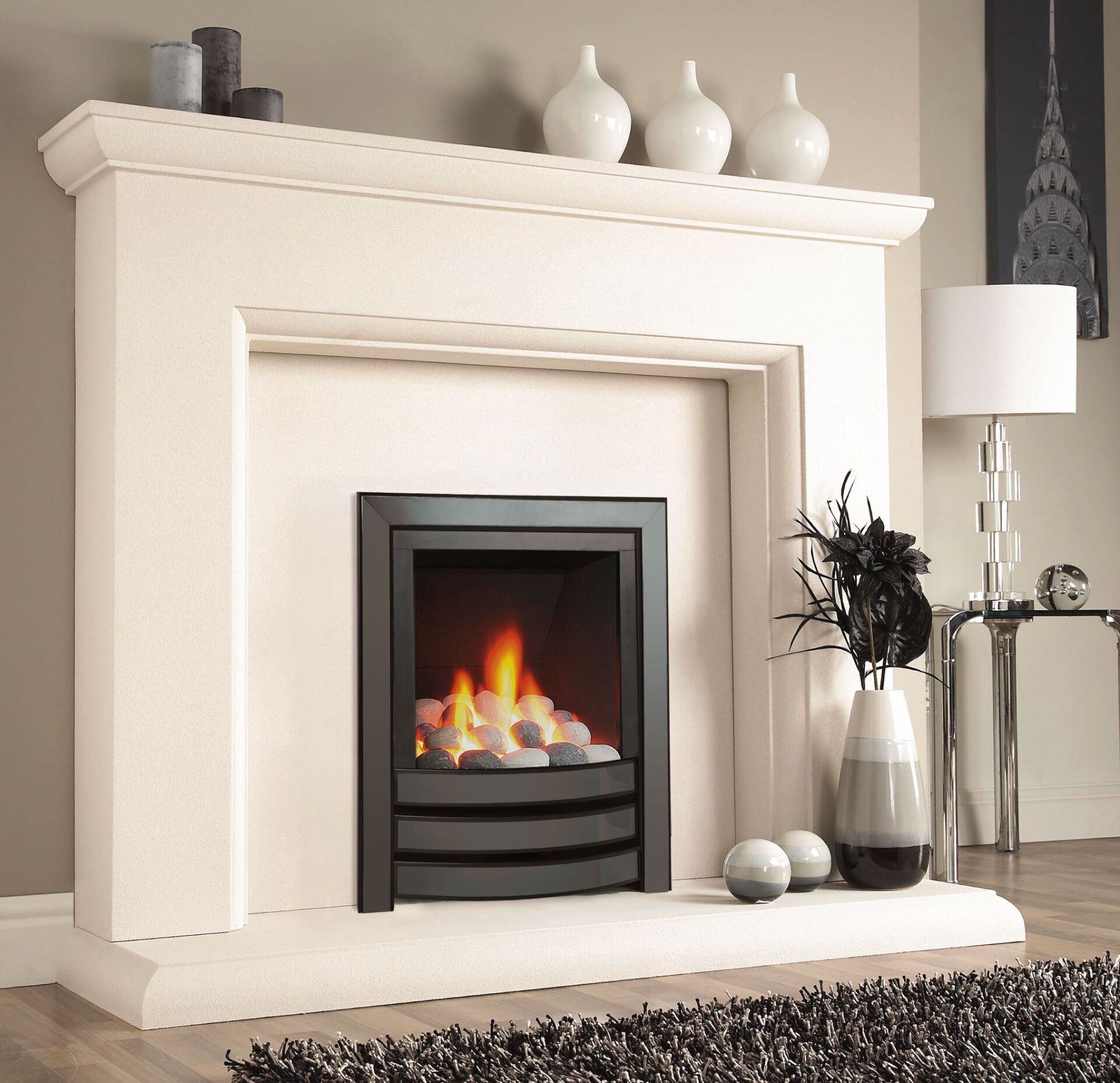 Gas fire