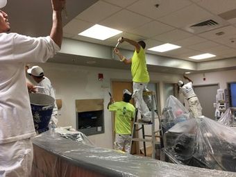 Mickey Wall Painting Building Office