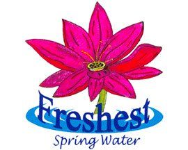 freshest spring water logo freshest spring water logo