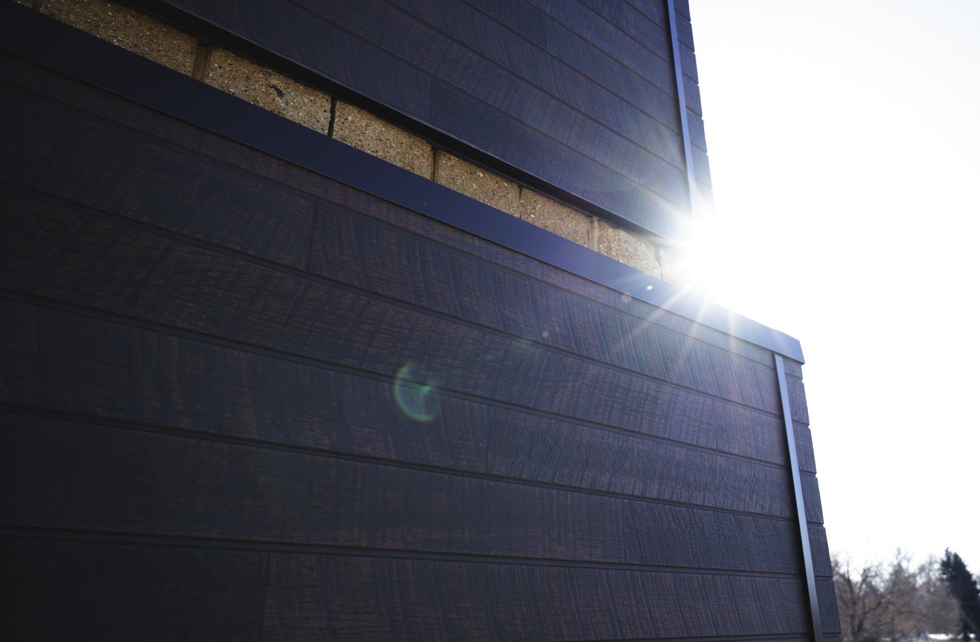 the sun is shining through the windows of a building