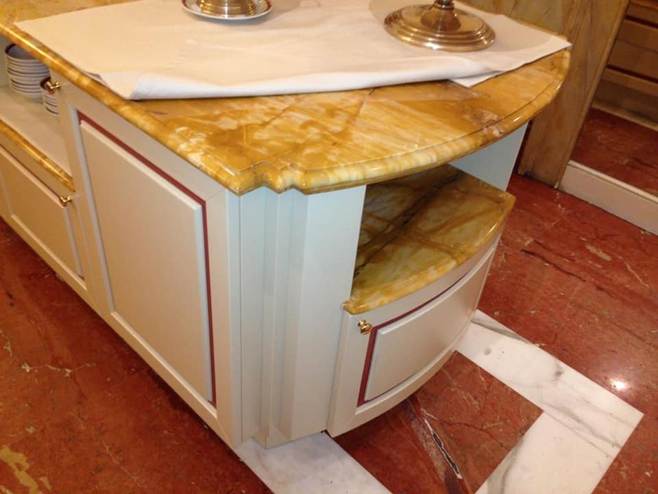 piano cucina in quarzo a Roma