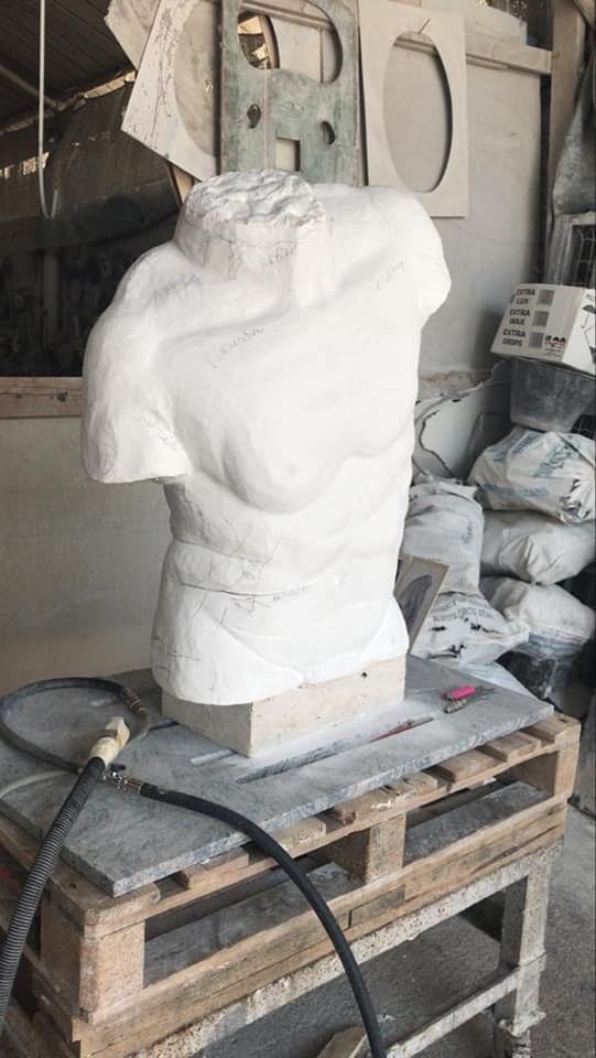 Sculture di superfici in quarzo.