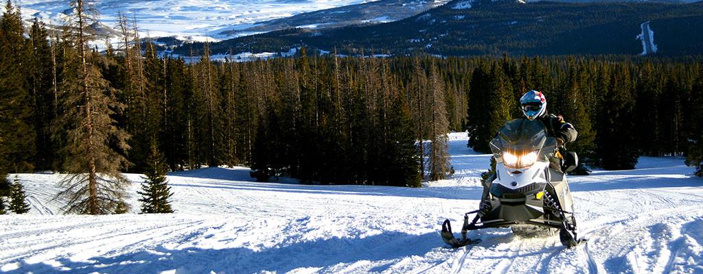 Snowmobiling the Back Country