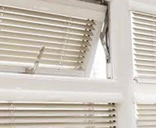 partially open blind