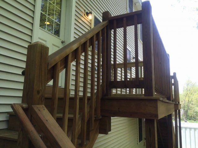 Stairs to door