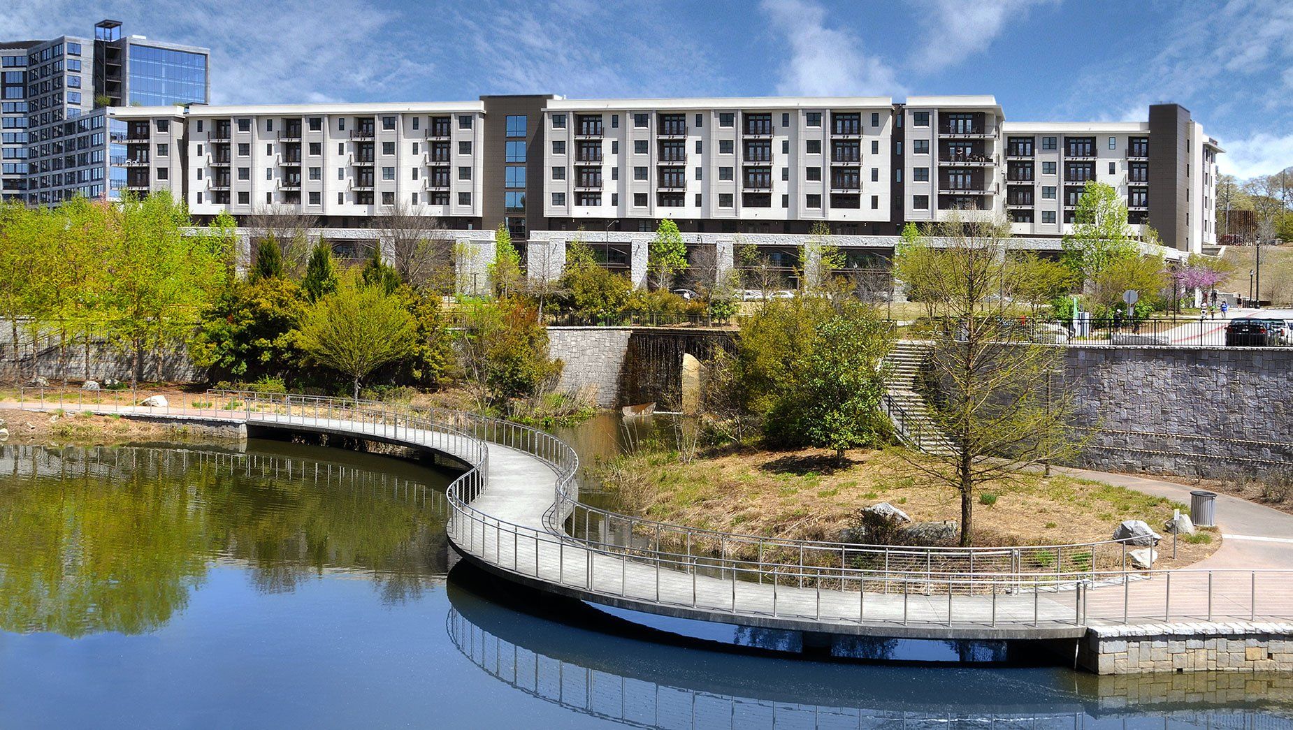 North and Line Apartment Building and Park View