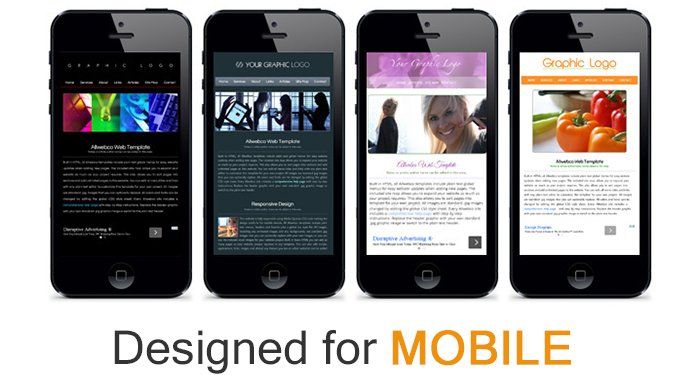 Websites designed for mobile Websites designed for mobile