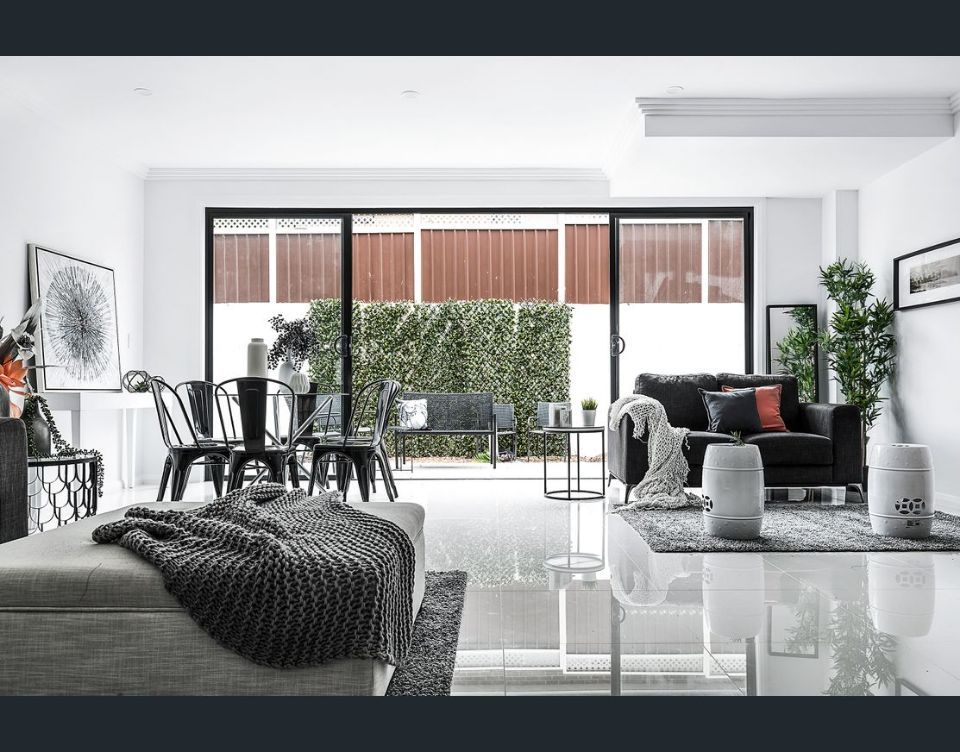 view of living room decor