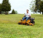 Lawn Mower — Man Riding Lawn Mower in Brandon, VT Lawn Mower — Man Riding Lawn Mower in Brandon, VT