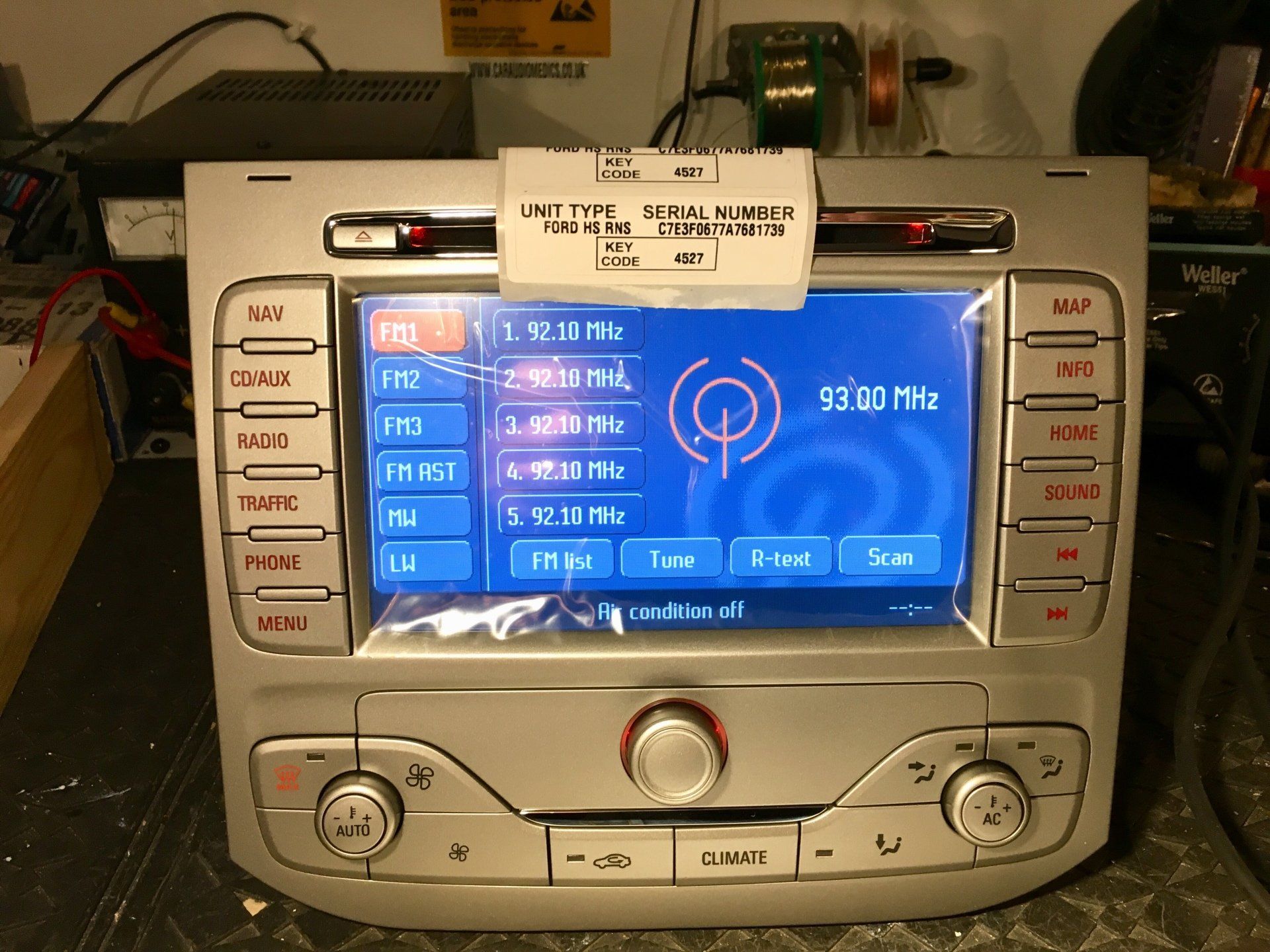 Ford NX HS RNS MCA MCA2 Bosch