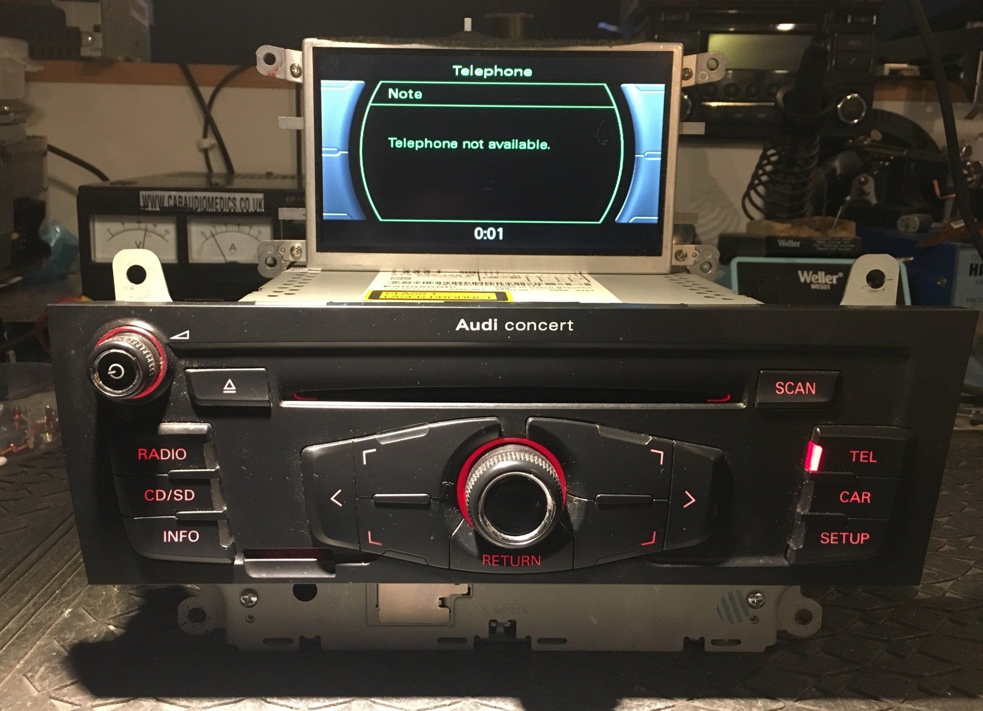 Audi Concert A4 Panasonic CQ-JA1775G 8T2 035 186 B