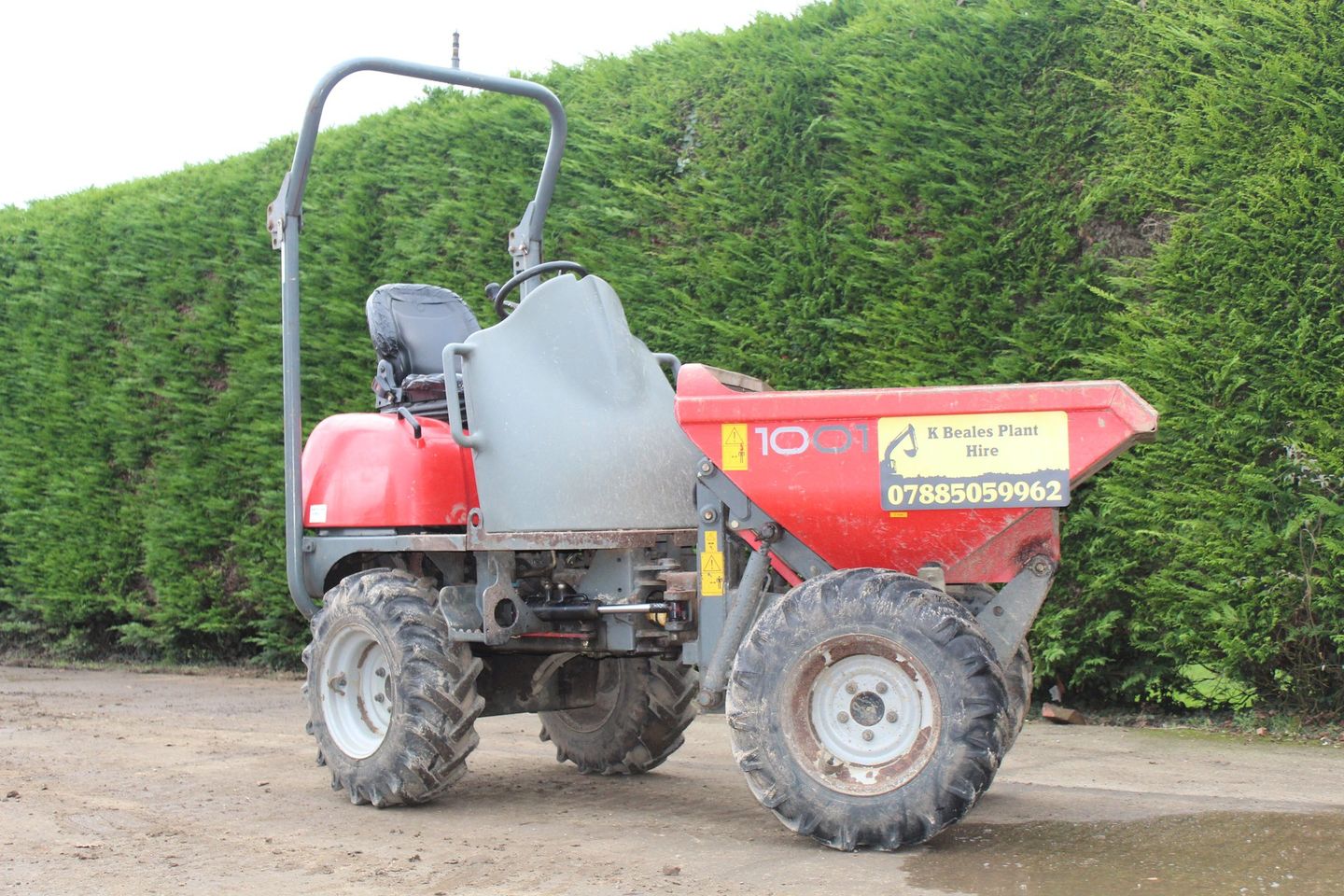 1 ton skip loading dumper