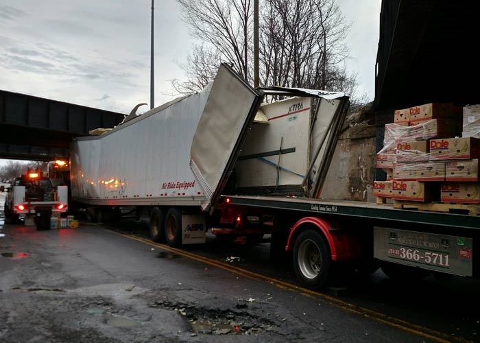 Heavy Towing — Truck with Heavy Loads in Accident in Detroit, MI