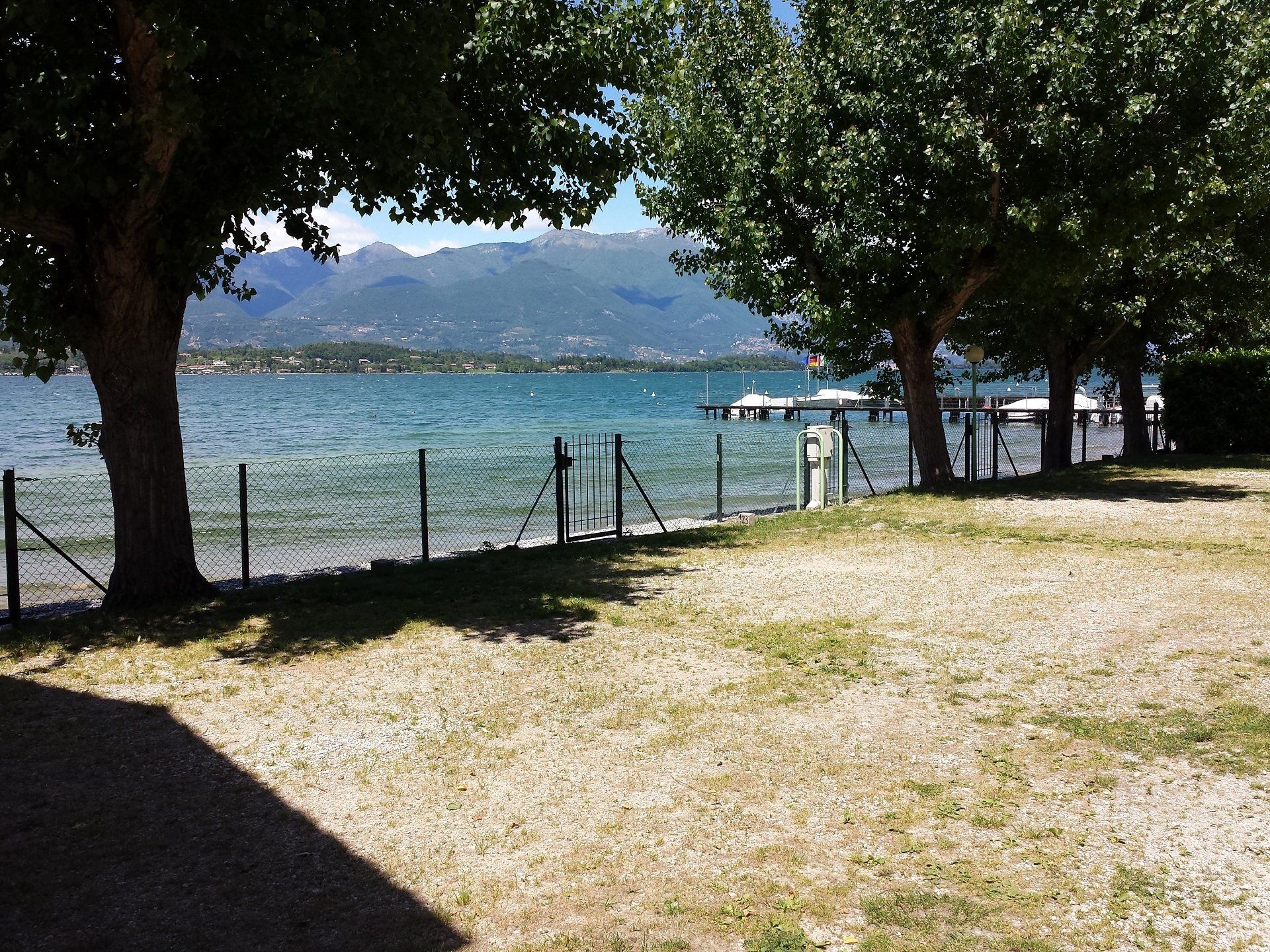 campsite by the lake