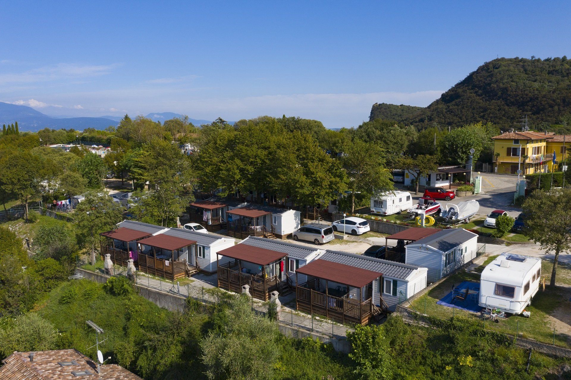 bungalow in camping area