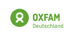 Das Logo von Oxfam Deutschland ist grün und weiß.