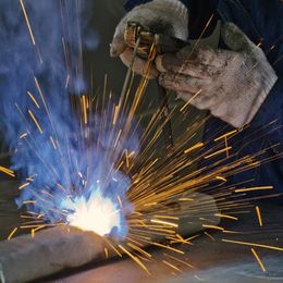 welding being done