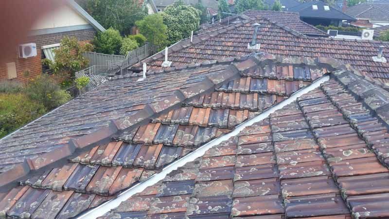damaged roof