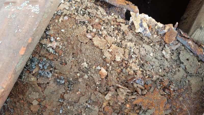 damaged roof