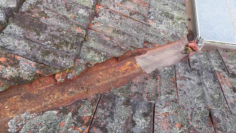 damaged roof