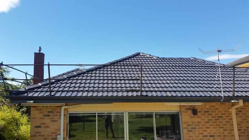roof that has been repaired