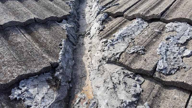 damaged roof