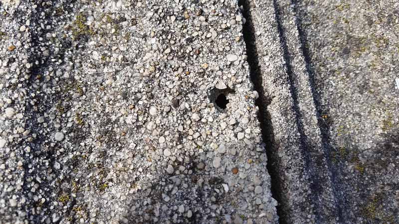 damaged roof
