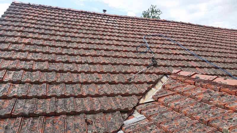 damaged roof