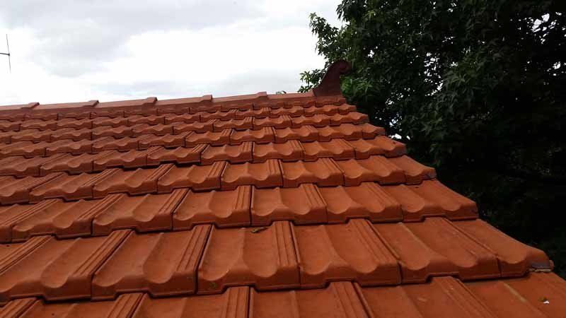 restored red roof