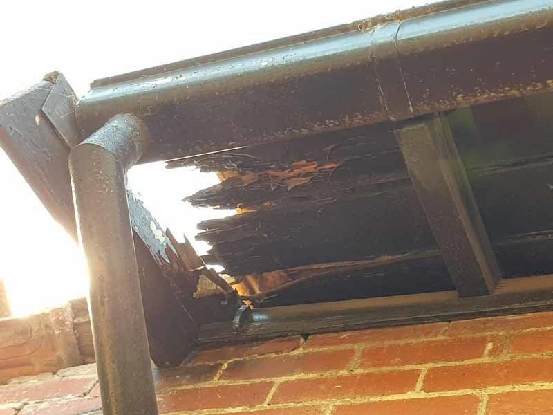 damaged roof