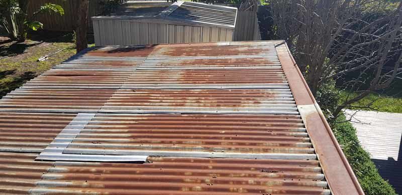 rusty roof