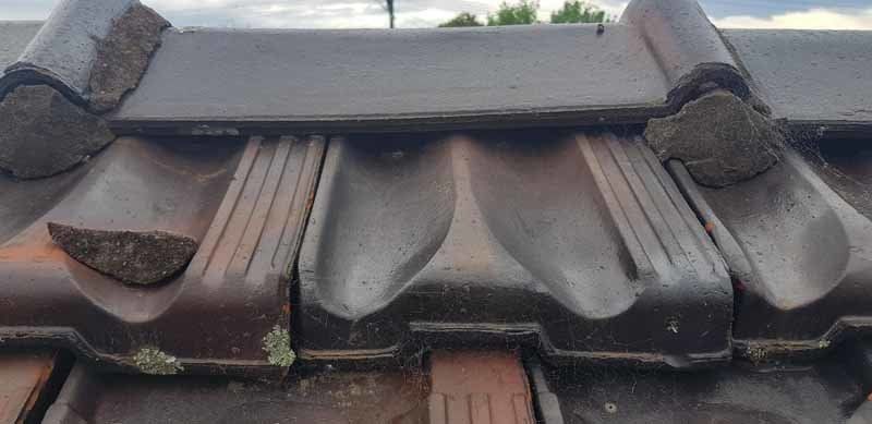 damaged roof