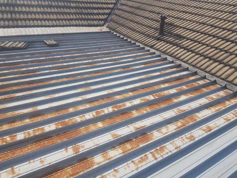 rusty roof